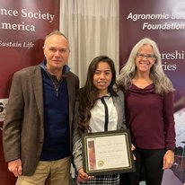Azucena Sierra Garcia receives Soil and Water Conservation Scholarship